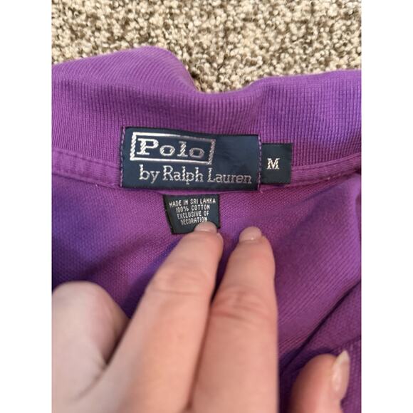 Lot of 4 Vintage Polo Ralph Lauren Short Sleeve Polo Shirts Mens Size Medium EUC - Picture 4 of 8